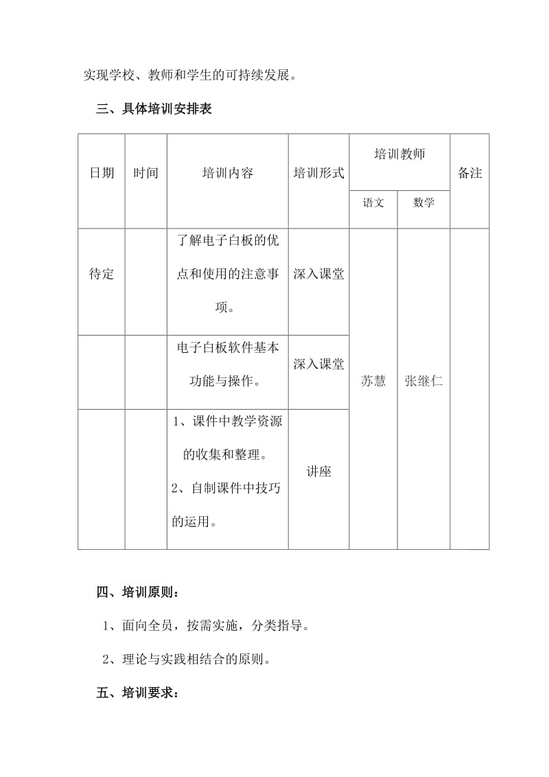 交互式电子白板培训方案_第2页