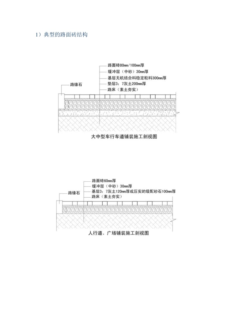 人行道道板砖铺设施工方案_第3页