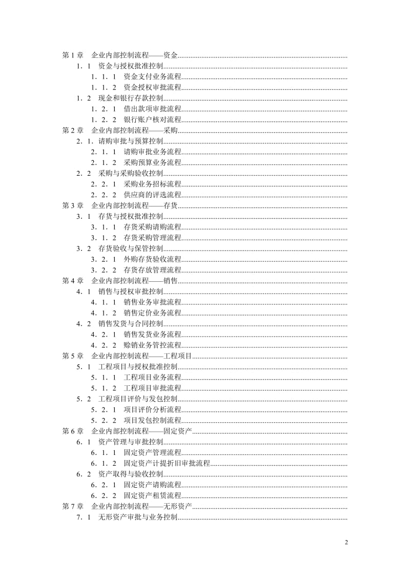 企业内部控制---流程手册_第2页