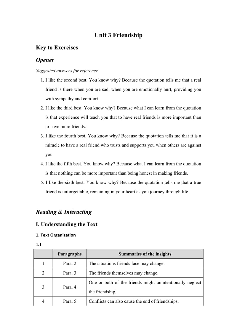 全新版大学进阶英语第二册第三单元答案_第1页