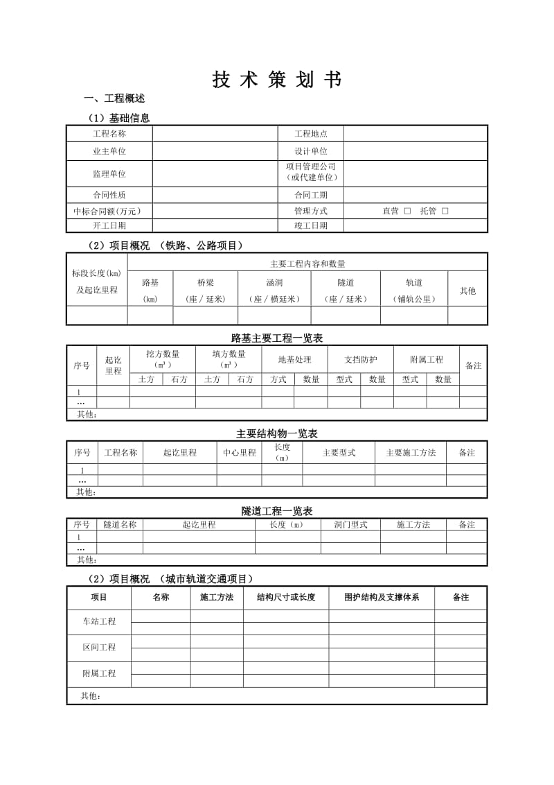 技术策划书(标准模板)_第2页