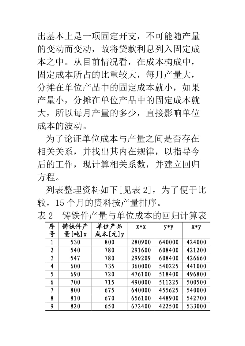 企业统计学案例15利兴铸造厂产品成本分析_第3页