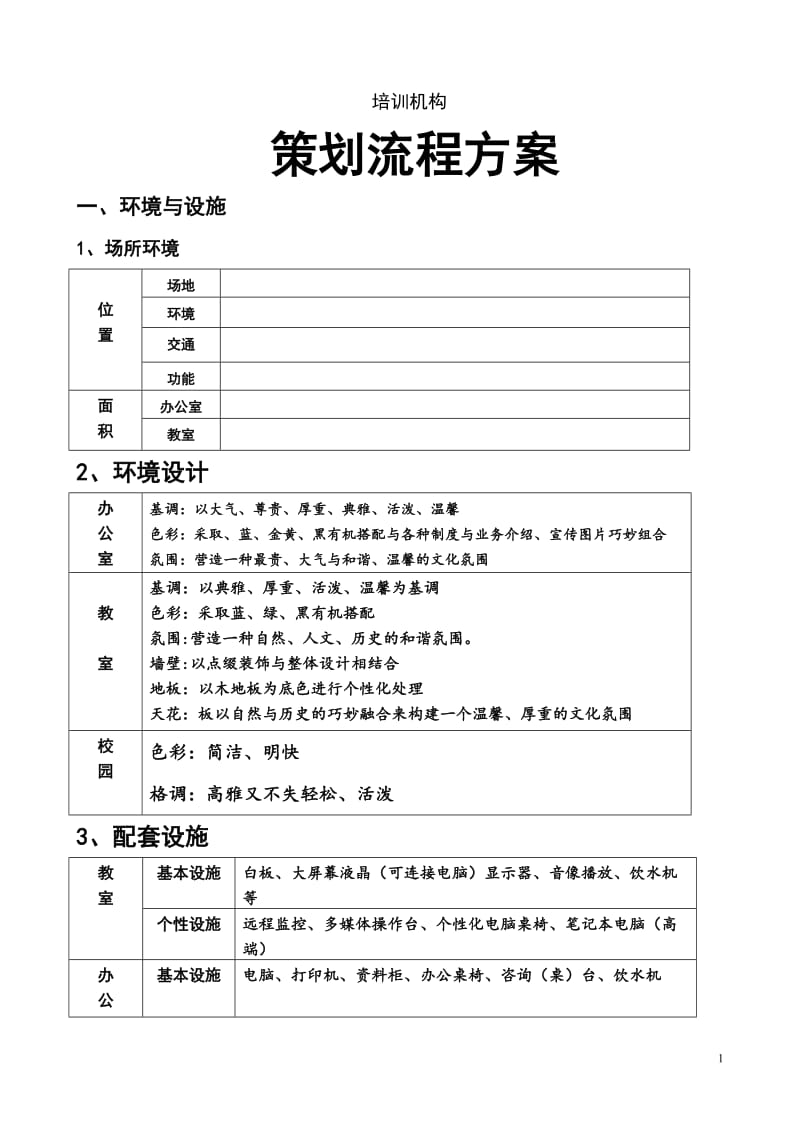 培训学校筹建方案(参考)_第1页