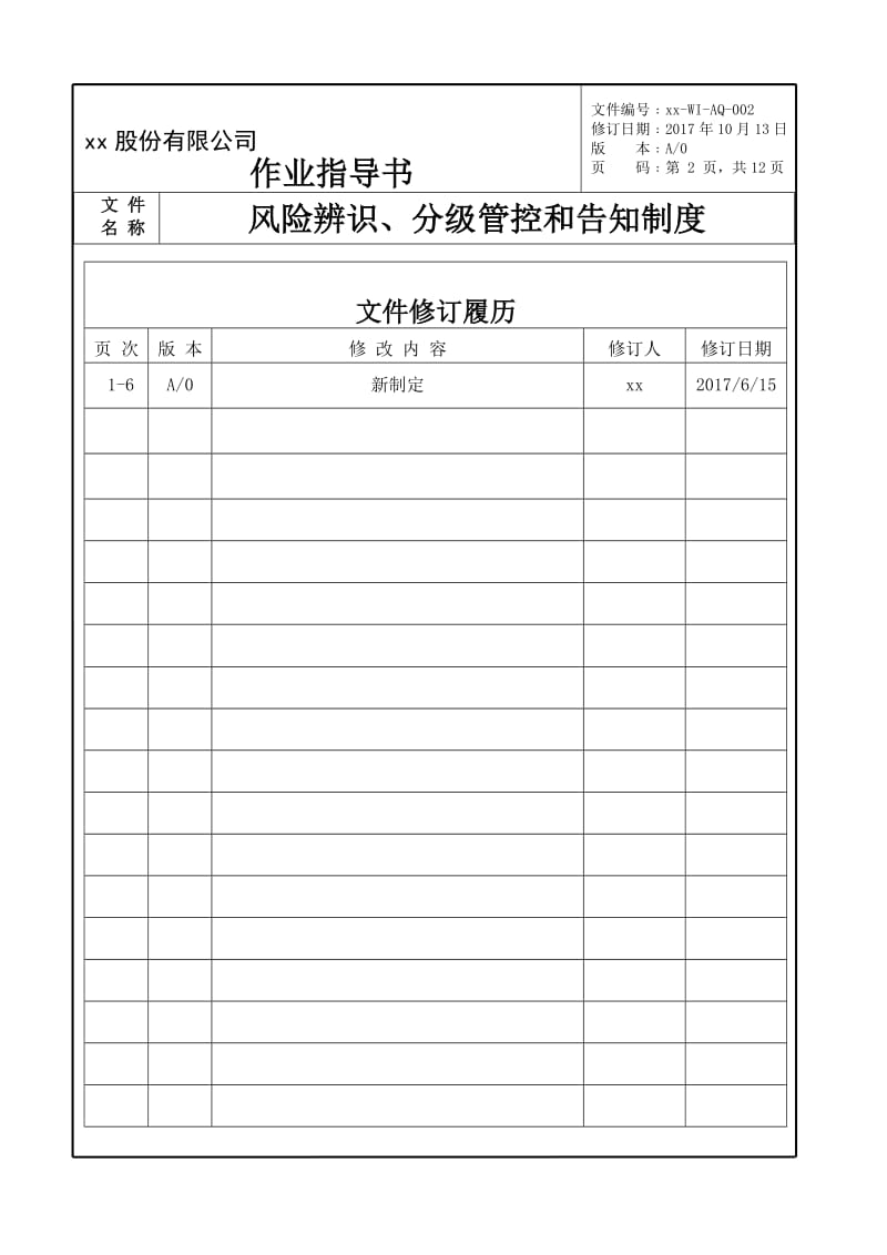 风险辨识分级管控和告知制度_第2页