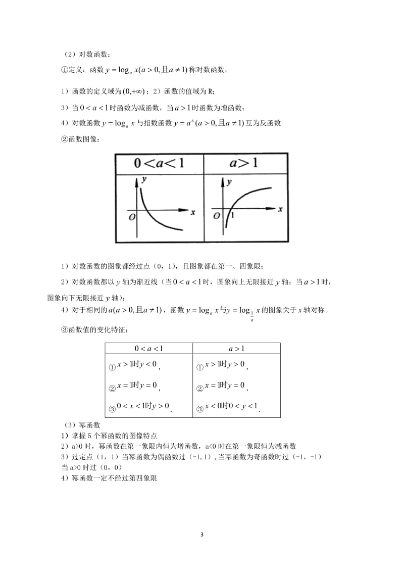 人教版高一数学必修一基本初等函数解析_第3页