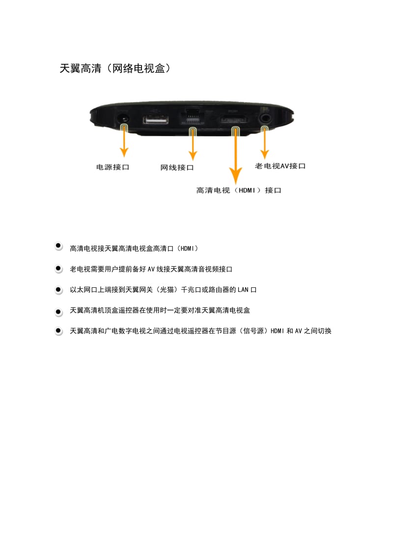 天翼网关和天翼高清使用手册[1]_第2页