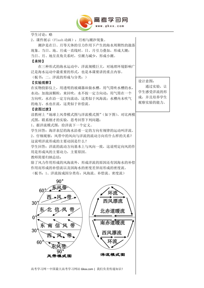 高中地理《水的运动》教案2（中图版必修1）_第2页