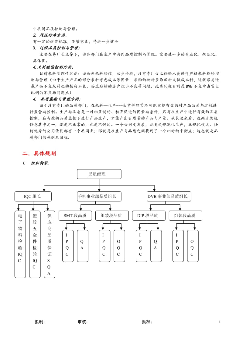 企业部门规划方案_第2页