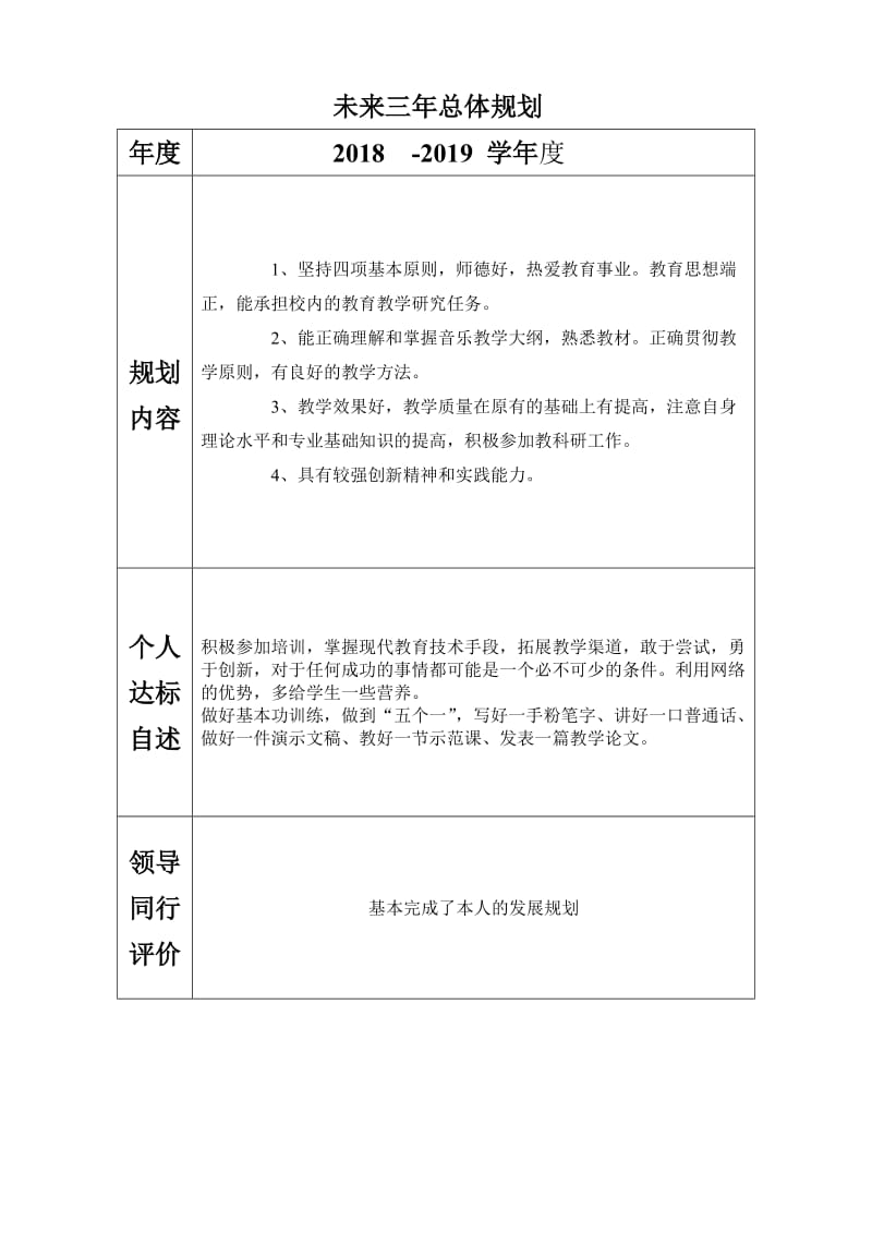 教师未来三年规划_第3页