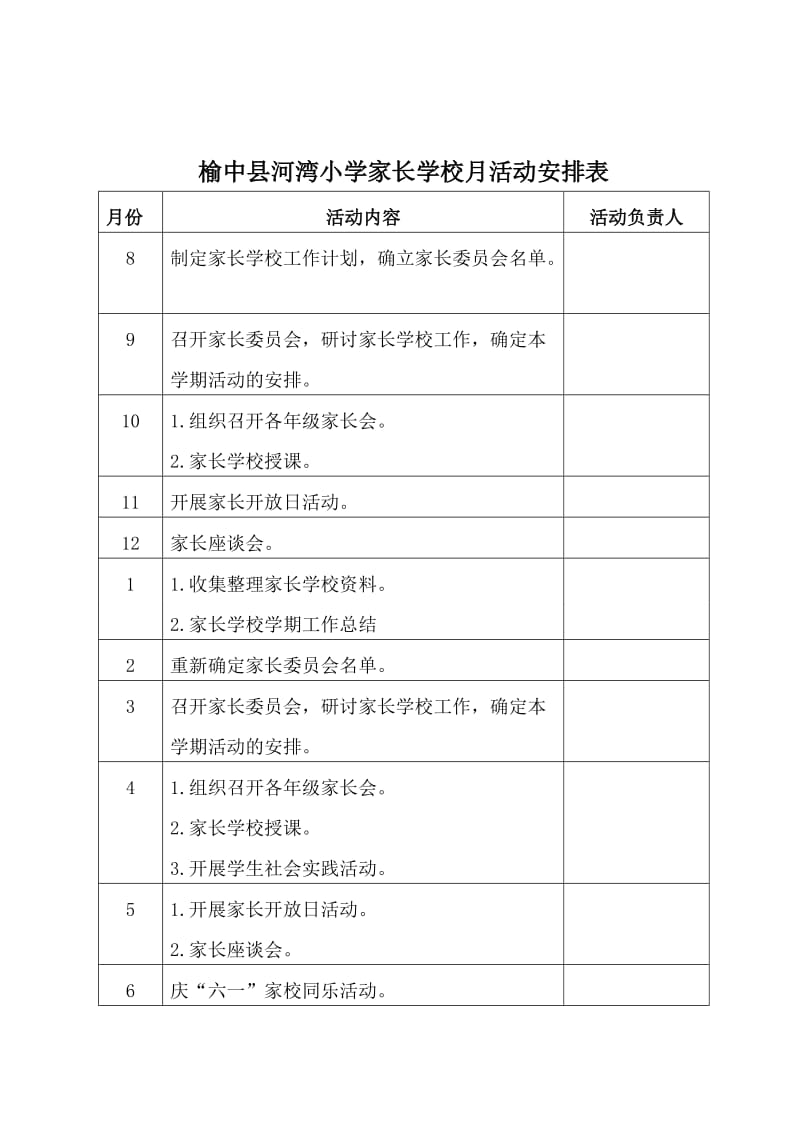 家长学校工作计划总结_第3页