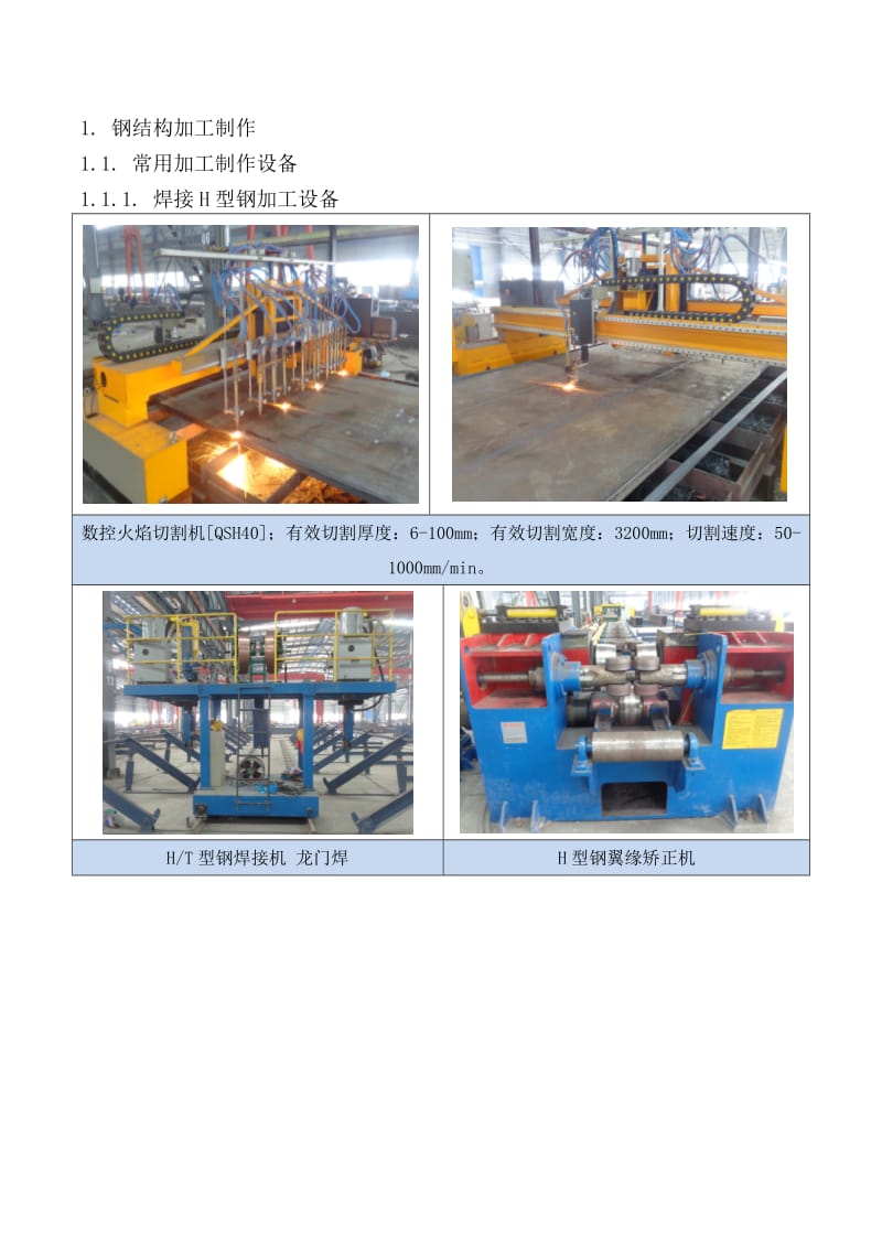 钢结构加工制作流程及设备汇总_第1页