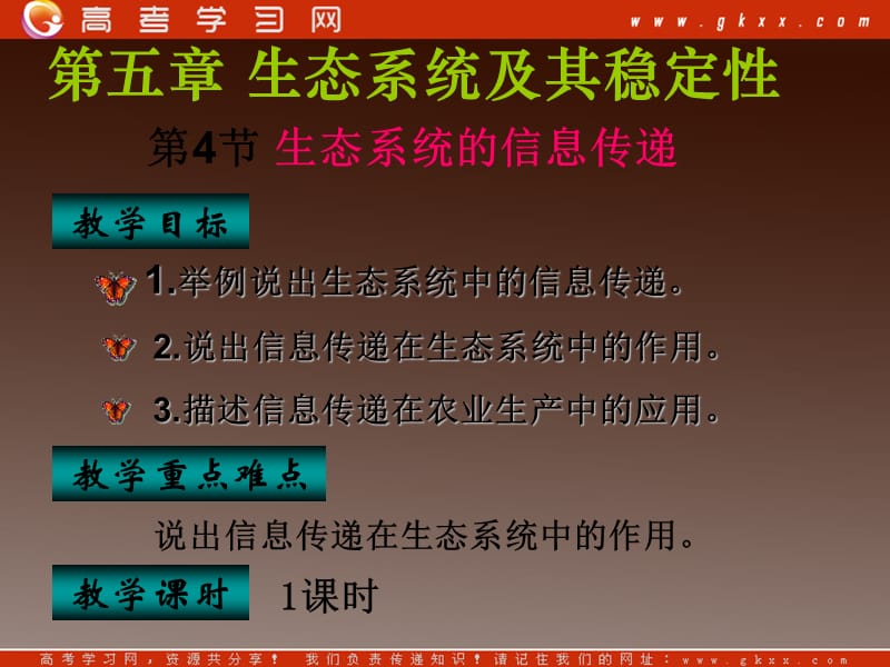 高二生物备课资料： 5.4《生态系统的信息传递》同步课件新人教版必修3_第3页