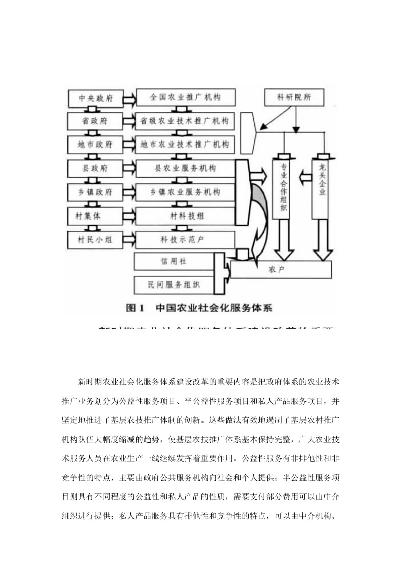 农业社会化服务体系的现状问题和对策研究_第3页