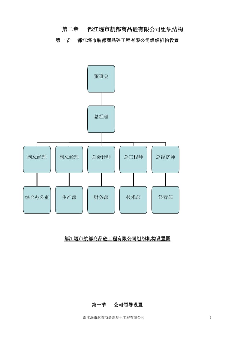 商品混凝土工程有限公司管理制度汇编_第2页