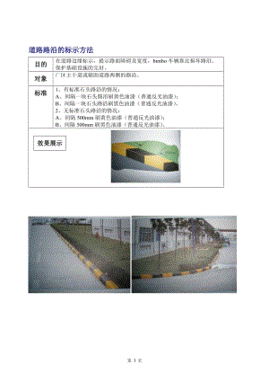 化工道路劃線