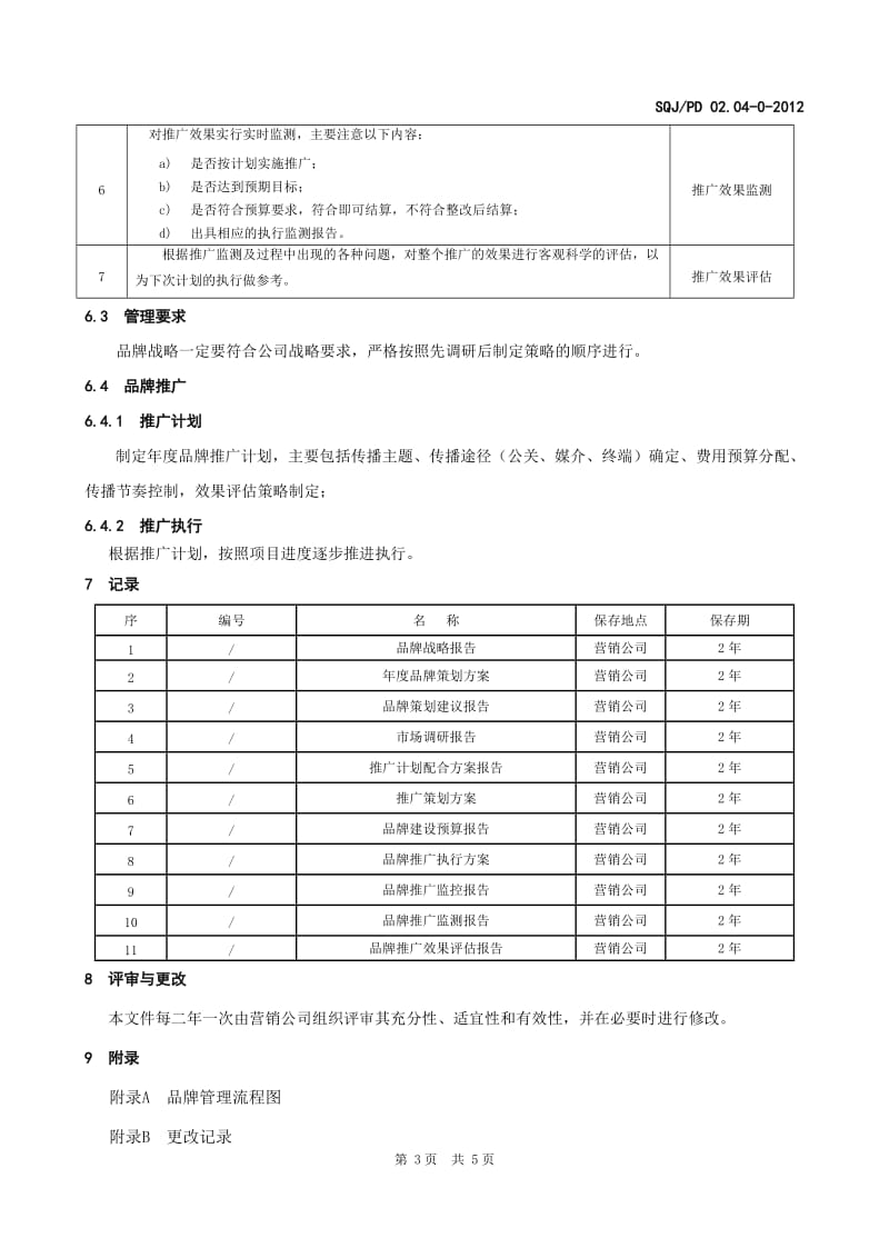 品牌管理控制程序_第3页