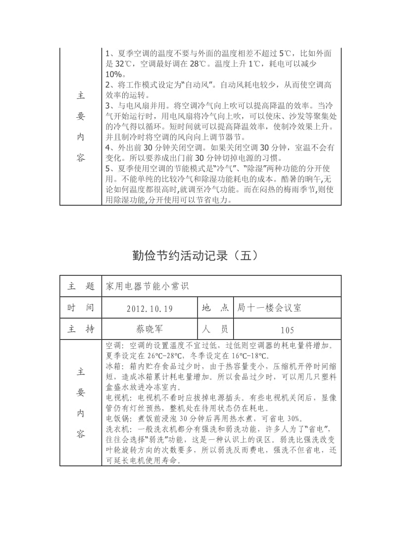 勤俭节约活动记录_第3页