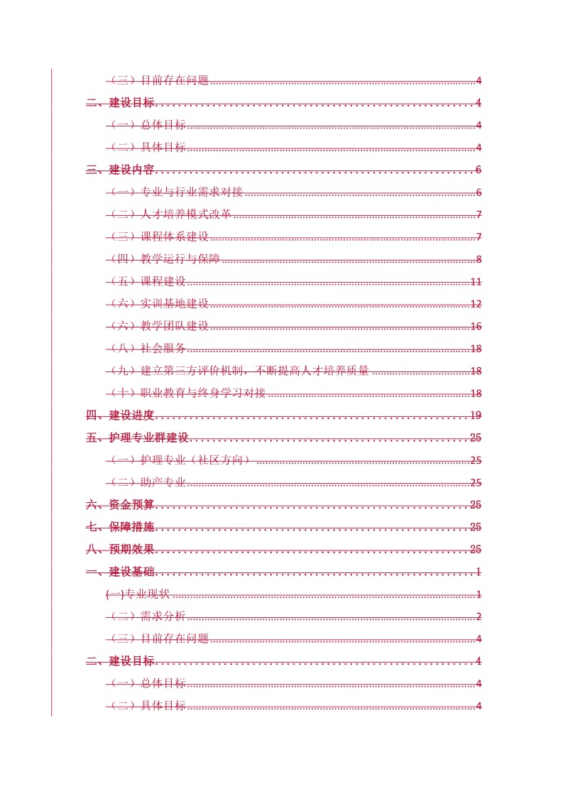 护理专业及专业群建设方案_第3页