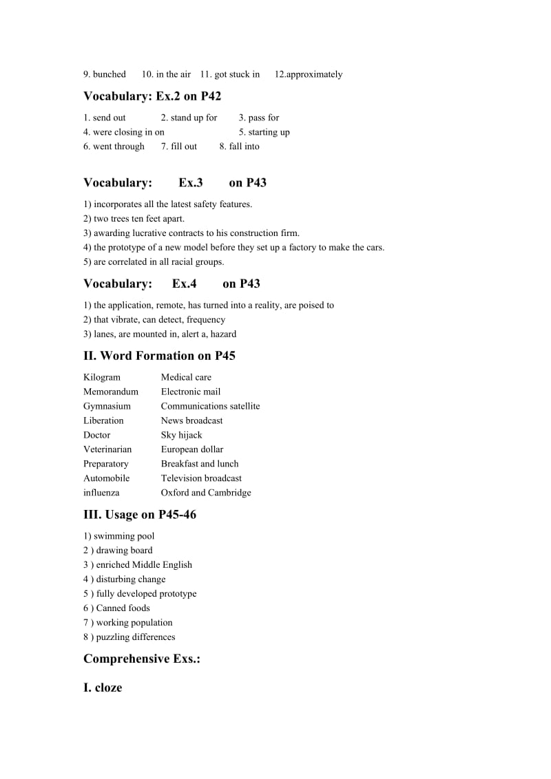 全新版大学英语综合教程课后答案Unit1-6(完整版)_第3页