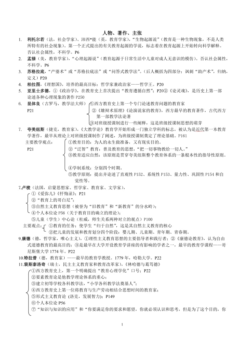 教师招聘考试知识点总结_第1页