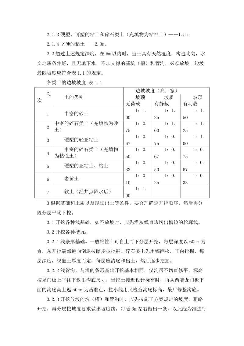 人工挖土及回填施工方案_第2页