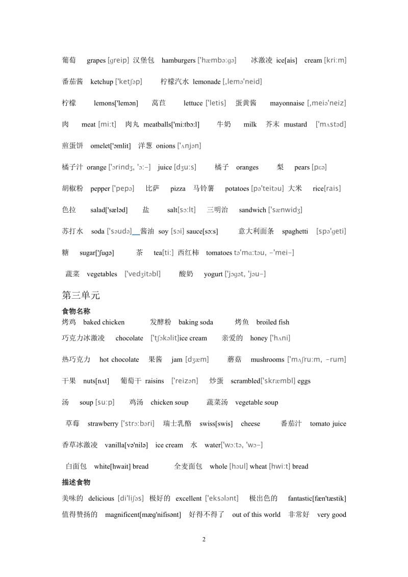 朗文国际英语教程单词第二册_第2页