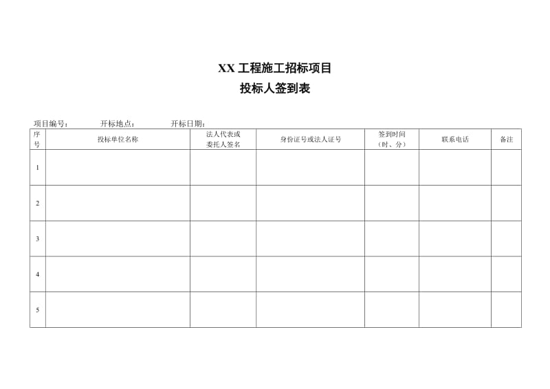 全套开标评标表格_第2页