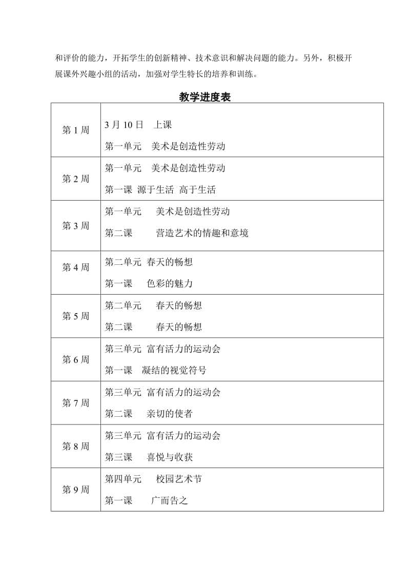 人美版七年级下册美术教学计划_第3页