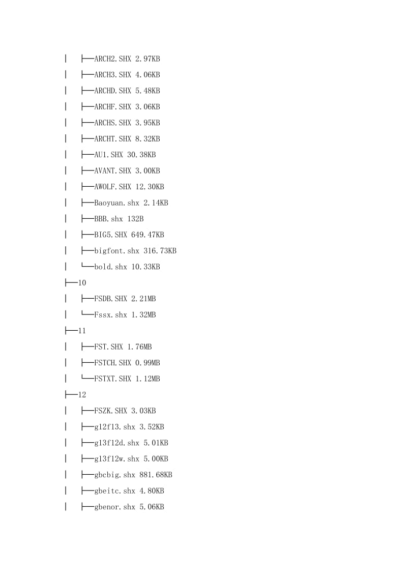 CAD字体大全1370款字体(附下载地址)_第2页