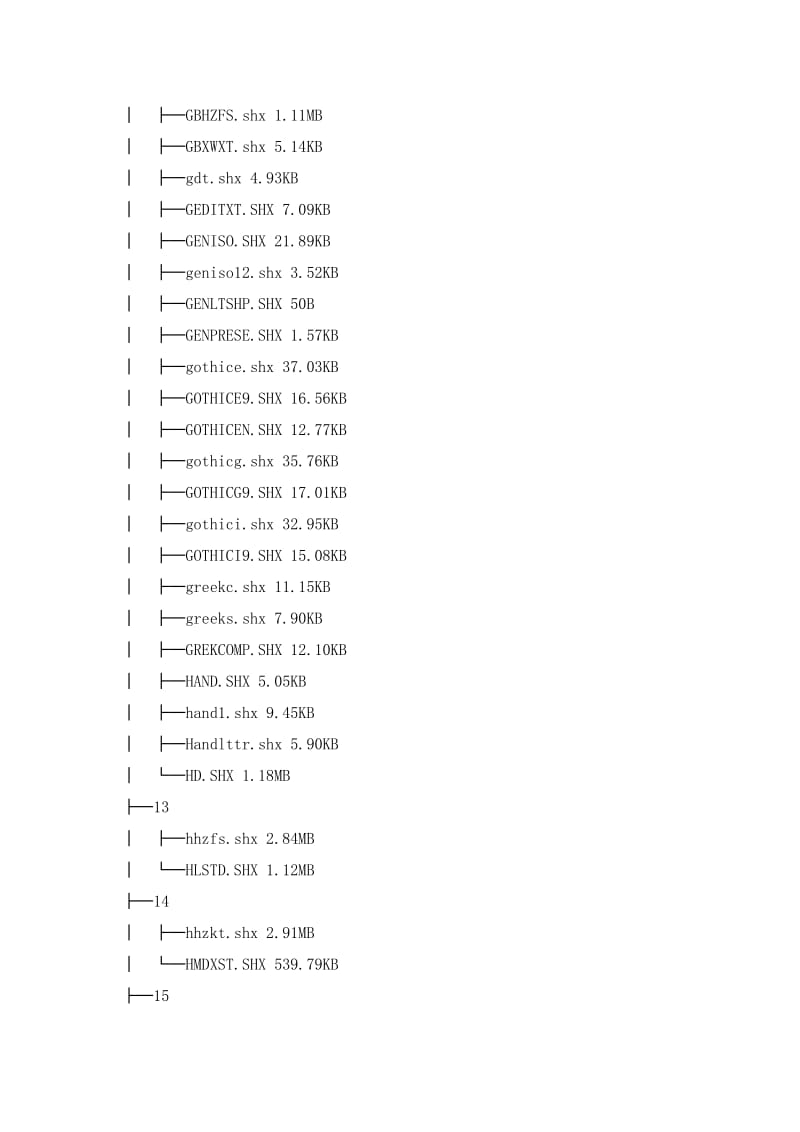 CAD字体大全1370款字体(附下载地址)_第3页