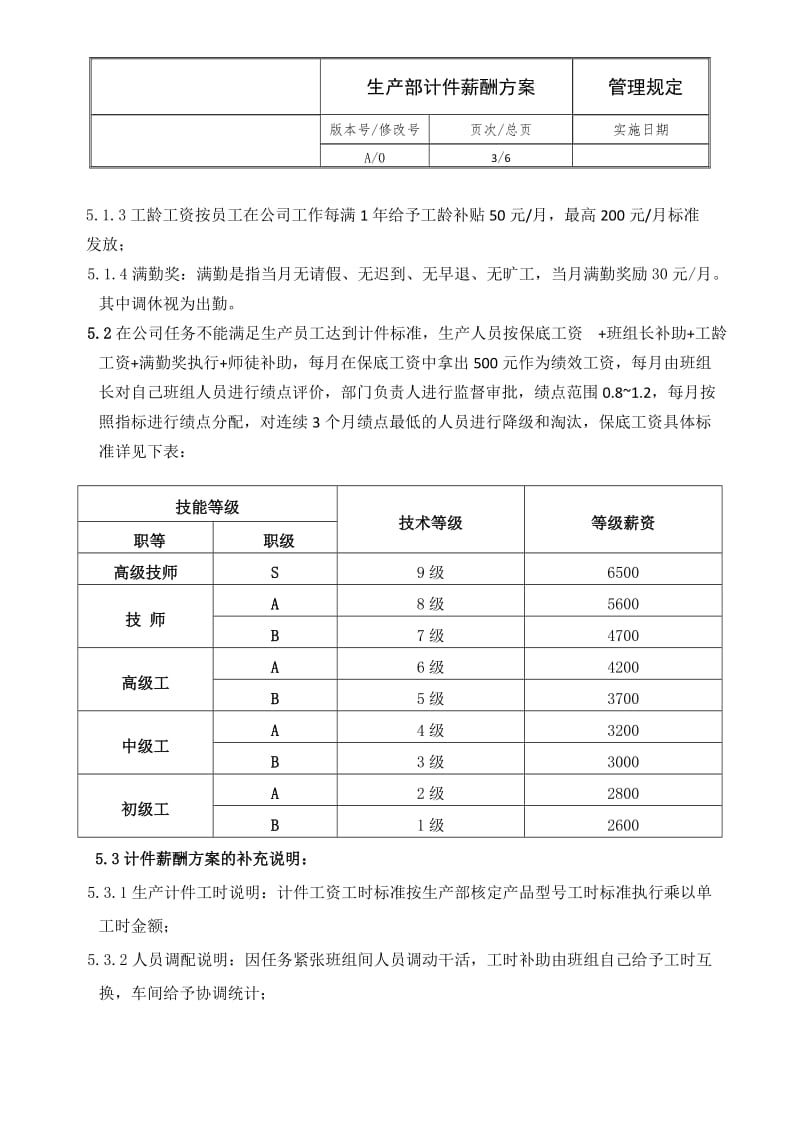 生产部员工计件薪酬方案_第3页