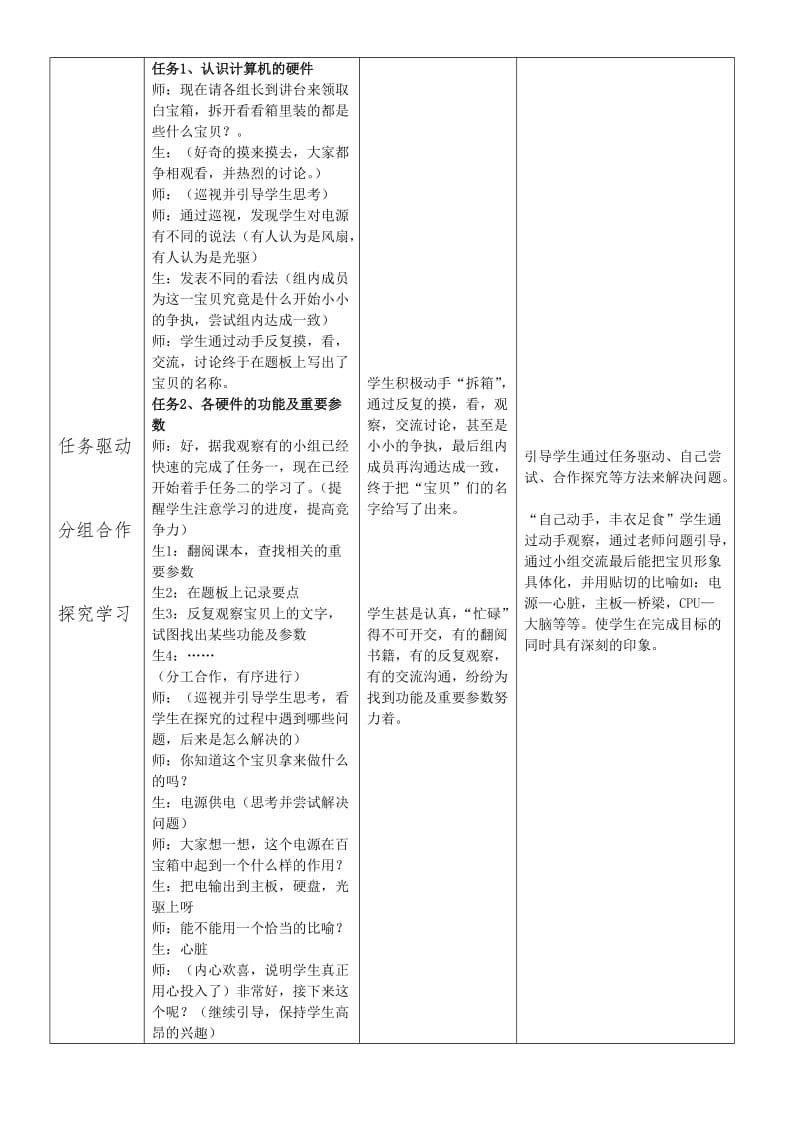 认识计算机硬件教学设计_第3页