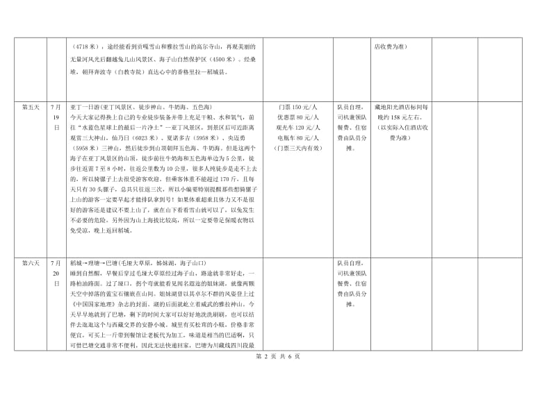 行程单模板_第2页