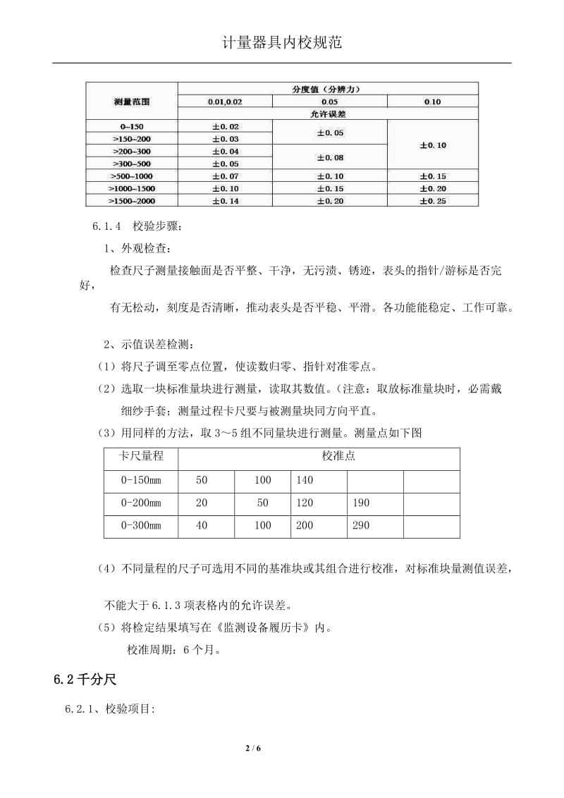 计量器具内校规范_第2页