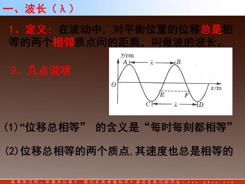 高二物理课件：2.3《波的频率和波速》（教科选修3-4）_第3页