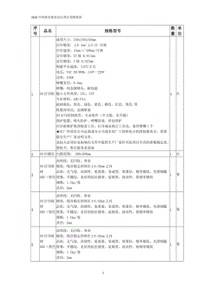 1創(chuàng)客實(shí)驗(yàn)室設(shè)備列表