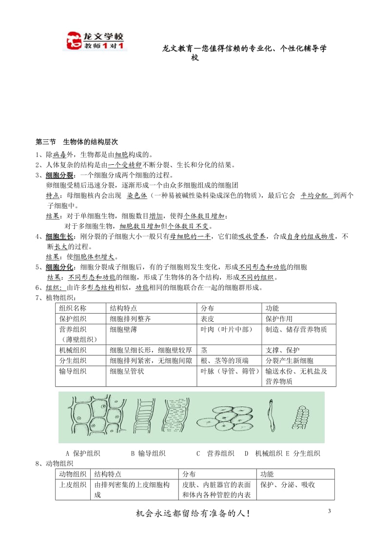 (浙教版)科学七年级上第二章复习提纲_第3页