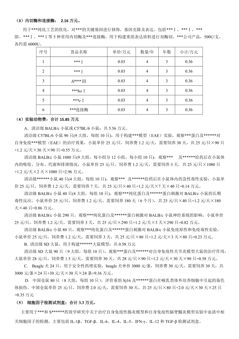 科研经费预算说明书参考案例_第2页