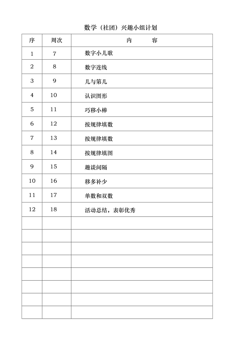 一年级趣味数学兴趣小组_第2页