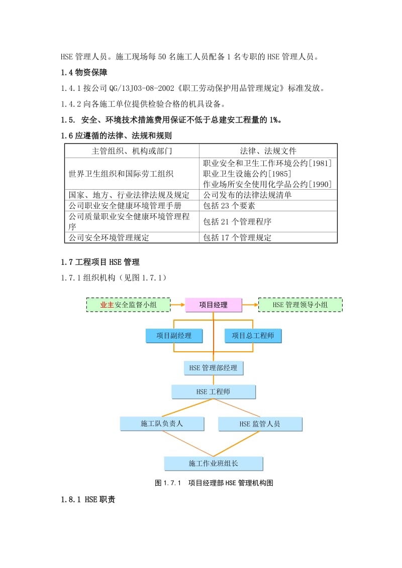 HSE管理体系及措施(修改好)_第2页