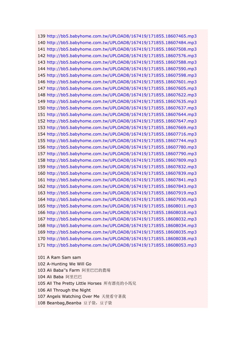 160多首英语儿歌的下载地址_第2页