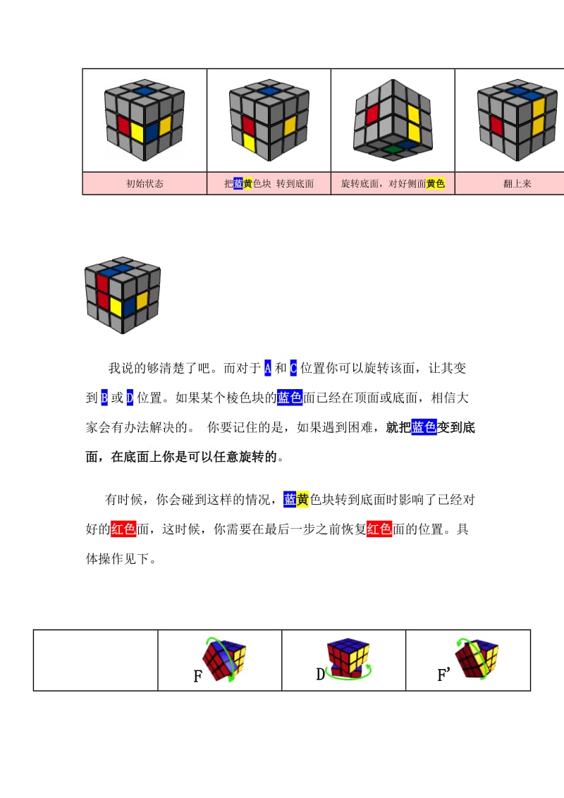 魔方教程一步一步图解_第2页