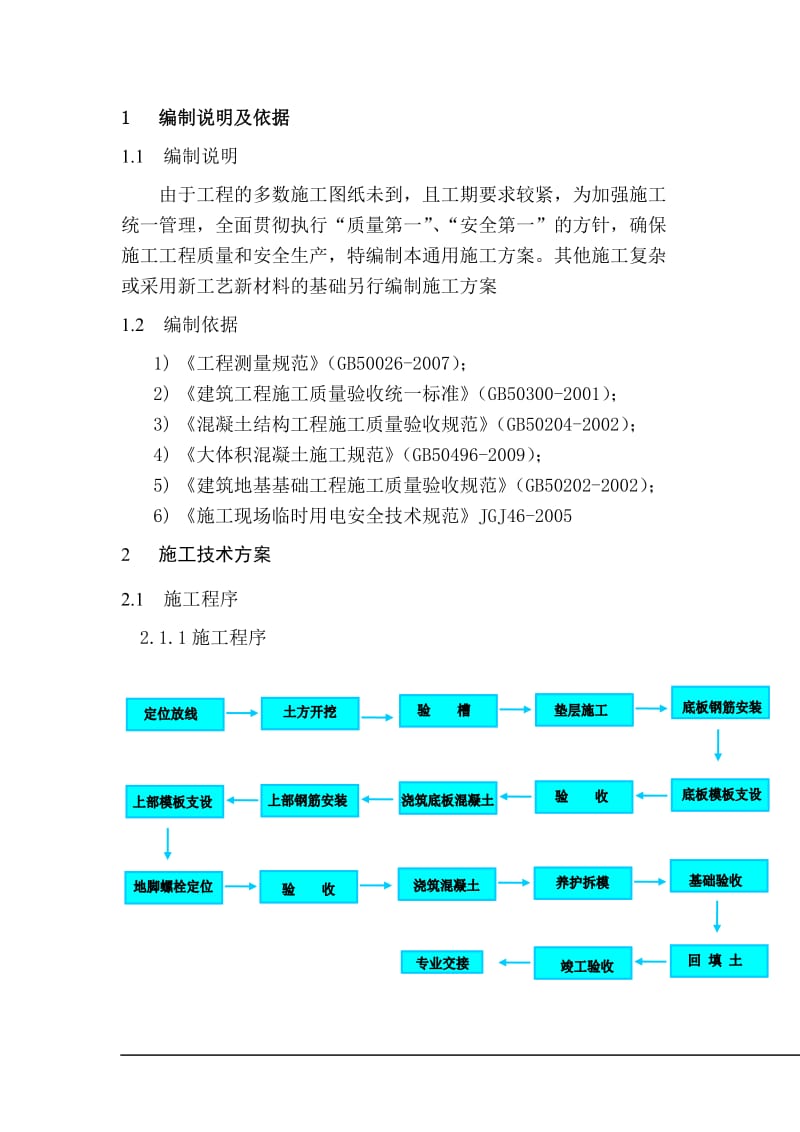 设备基础施工方案_第2页