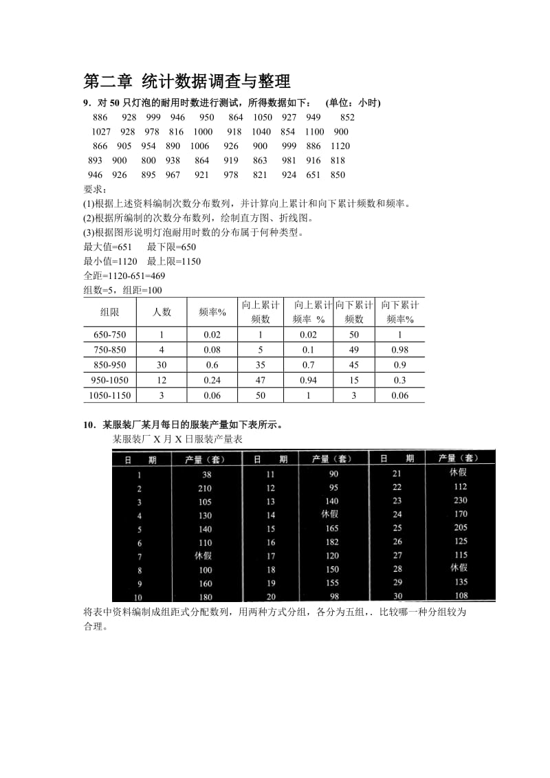 统计学课后习题_第1页