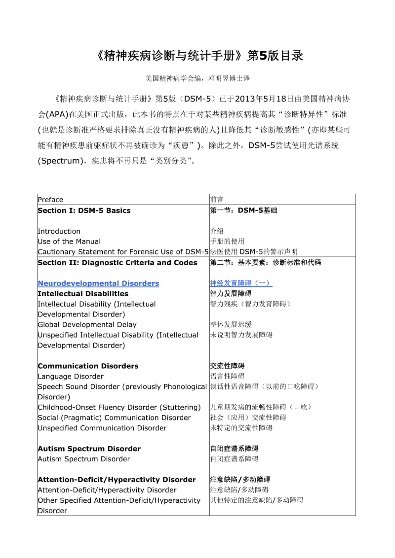 DSM-5分类_第1页