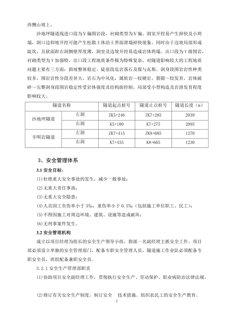 隧道工程安全专项施工方案_第2页