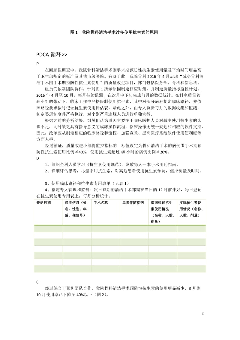 降低抗生素使用(pdca)_第2页