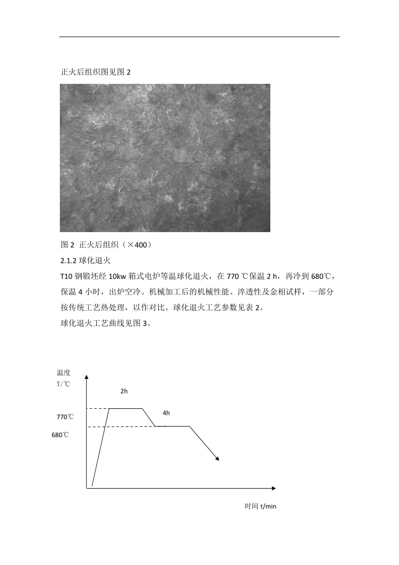 热处理制度对T10钢组织和硬度的影响实验_第3页