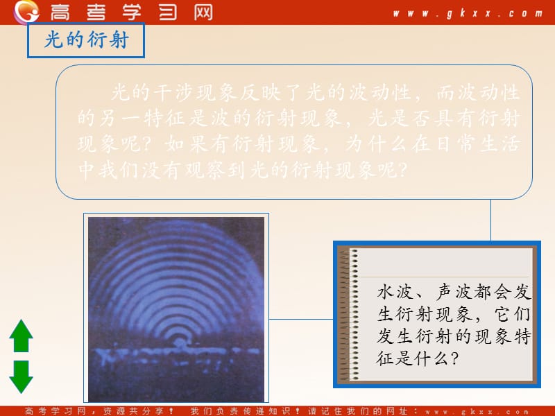 高中物理《光的衍射》课件3（10张PPT）（鲁科版选修3-4）_第3页