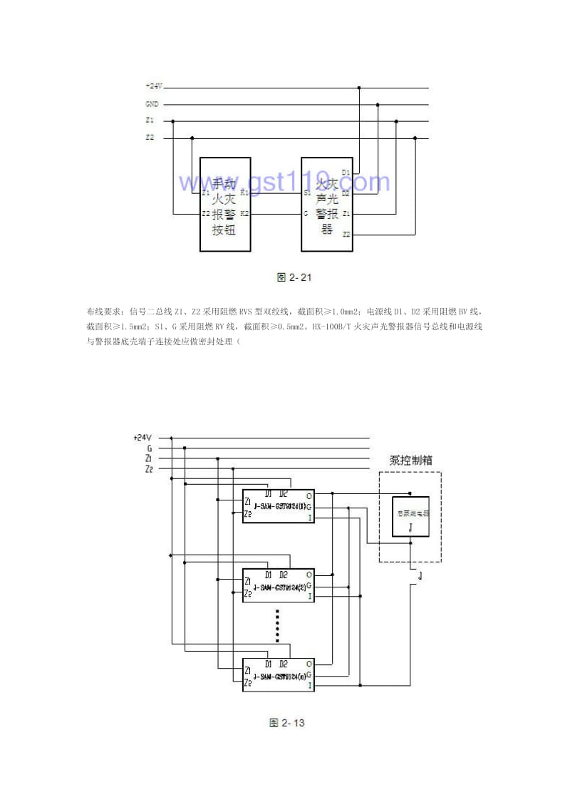 海湾消防模块安装接线示意图(整理齐全)_第2页